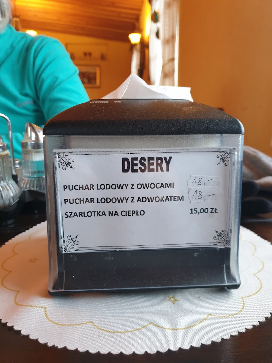 Menu Zajazd U Kuby-7